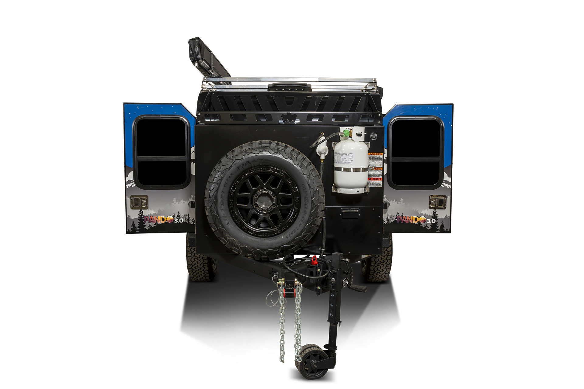 2026 PANDO 3.0 MIDNIGHT SPECIAL EDITION TRIM OFF-ROAD TEARDROP TRAILER (#T110 3006)