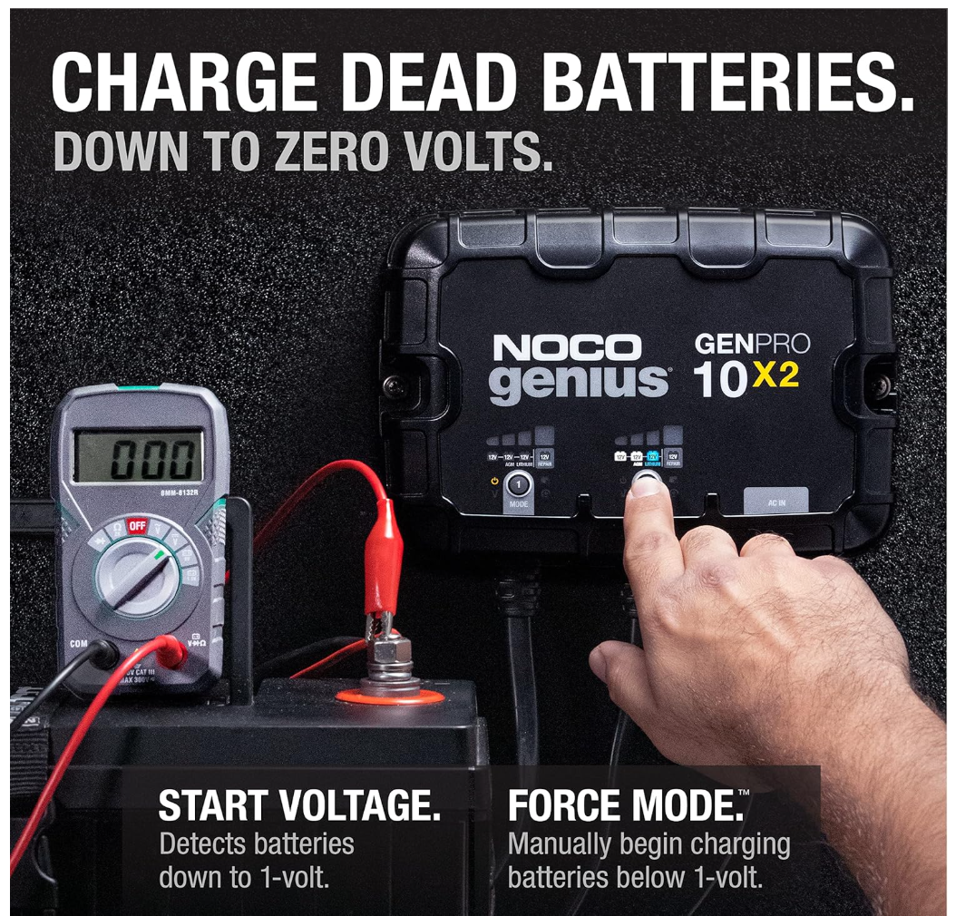 NOCO Genius GenPro 10x2 Dual Bank Charger