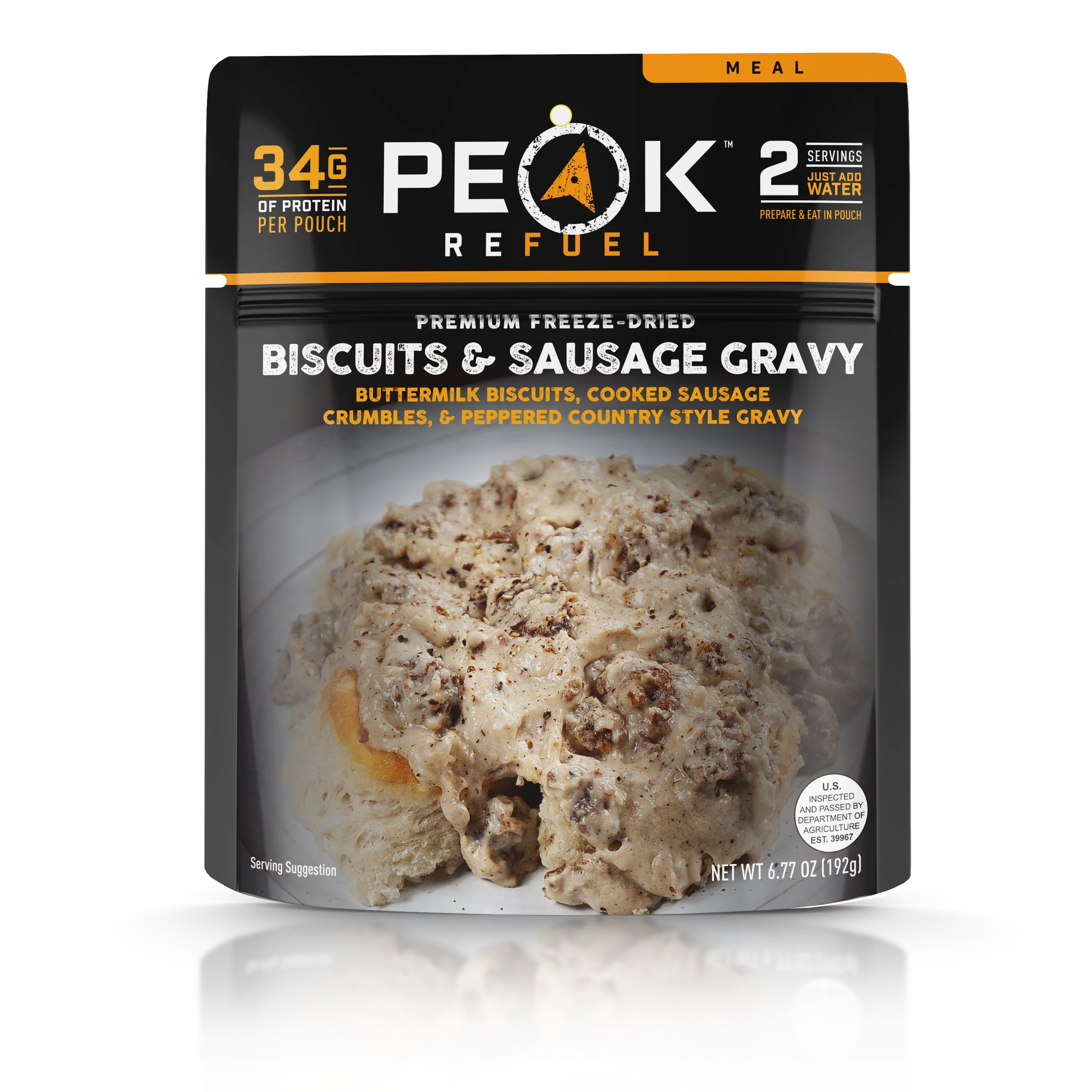 Peak Refuel Biscuits & Sausage Gravy Meal