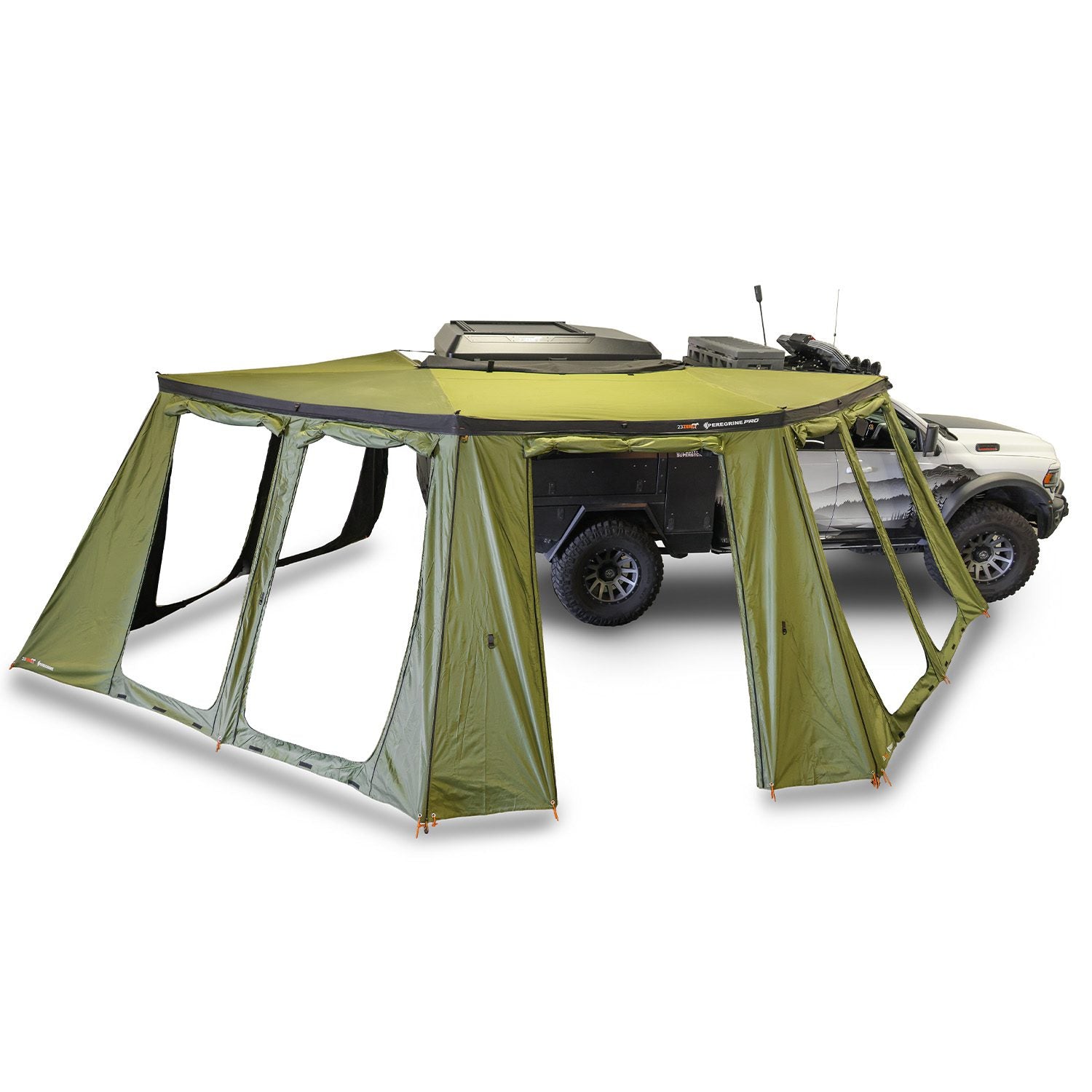 23Zero Peregrine PRO 5 Arm 270 Awning Wall Kit - Passenger (Right)