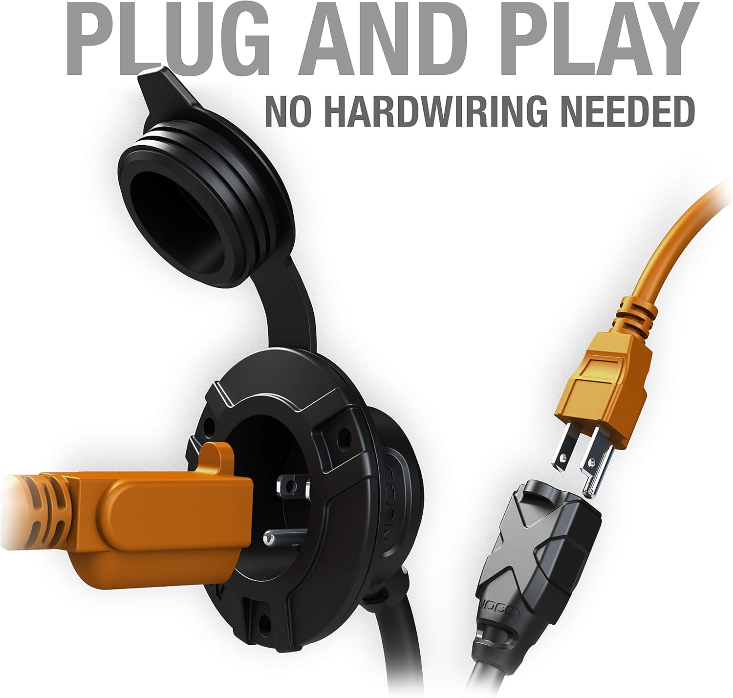 NOCO 15A AC PORT PLUG BLACK