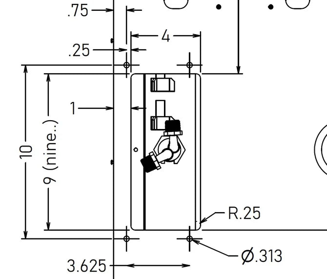 OGT Kitchen Drop Down Access Panel