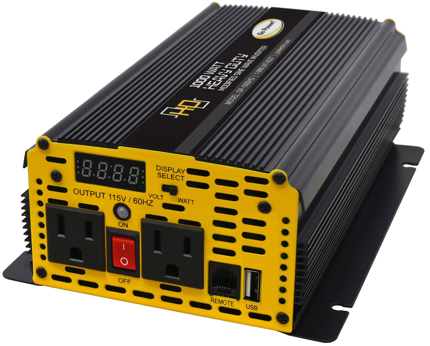 Go Power 1000W Heavy Duty Modified Sine Wave Inverter