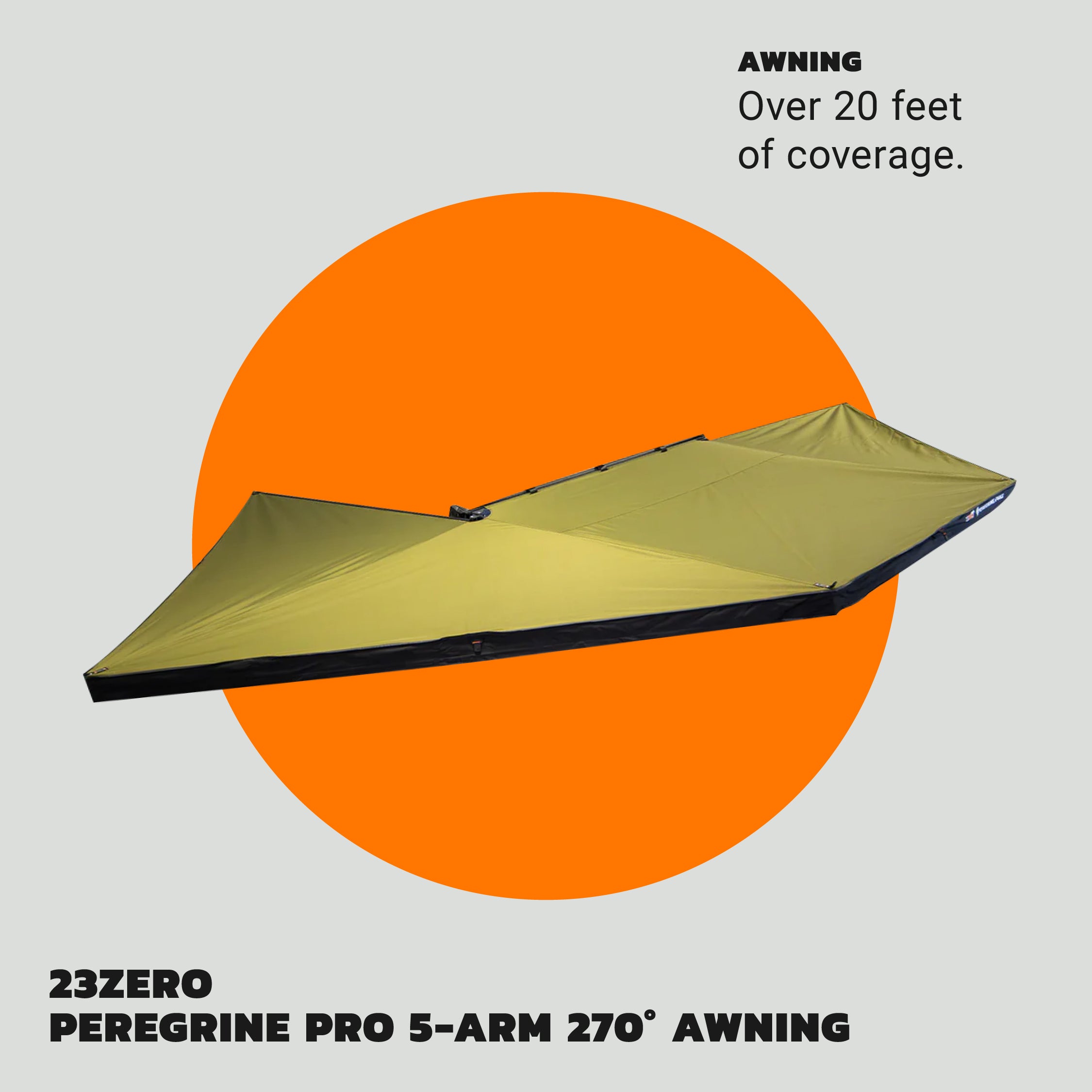 23ZERO Peregrine PRO 5-Arm 270° Awning