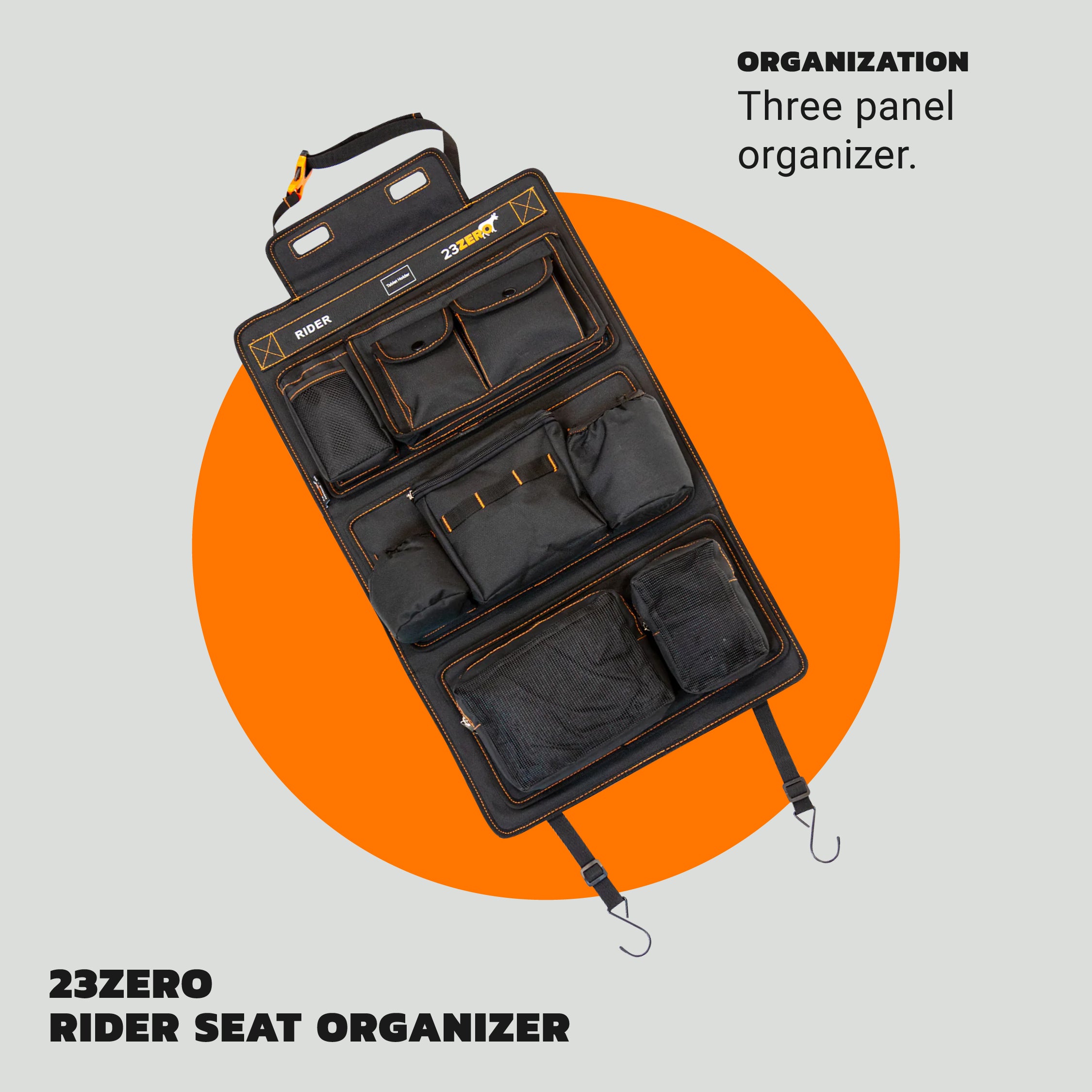 23ZERO Rider Seat Organizer