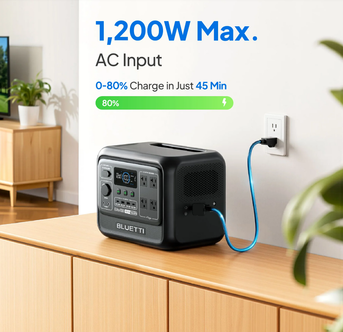 Bluetti Elite 100 V2 1800Wh Portable Power Generator