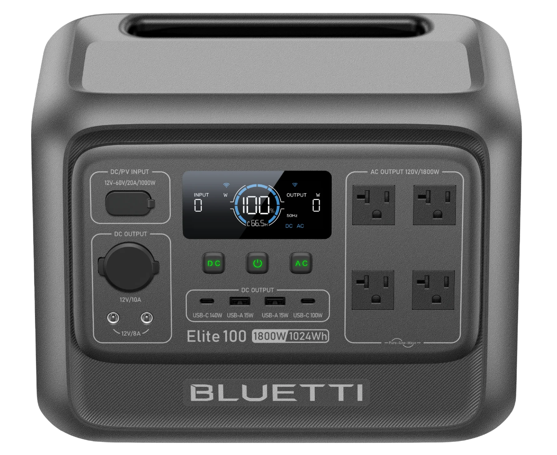 Bluetti Elite 100 V2 1800Wh Portable Power Generator
