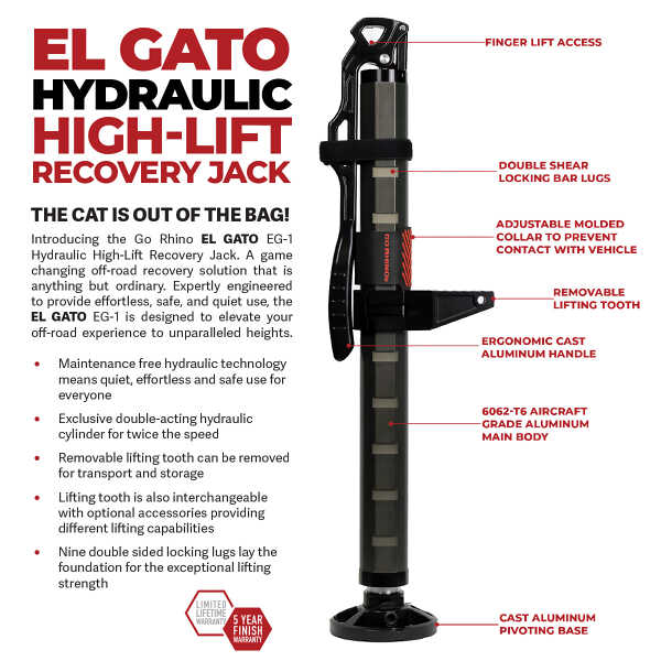 Go Rhino El Gato EG1 - Hydraulic Jack