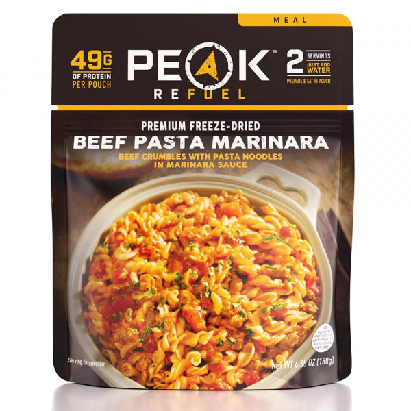 Peak Refuel Beef Pasta Marinara Meal