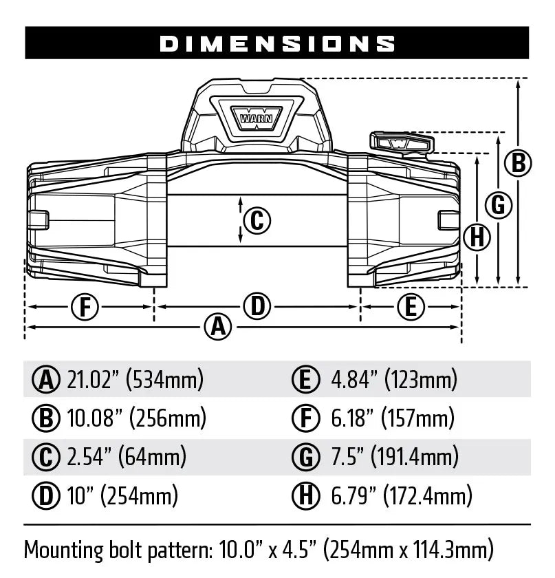 Warn VR EVO 12-S Winch