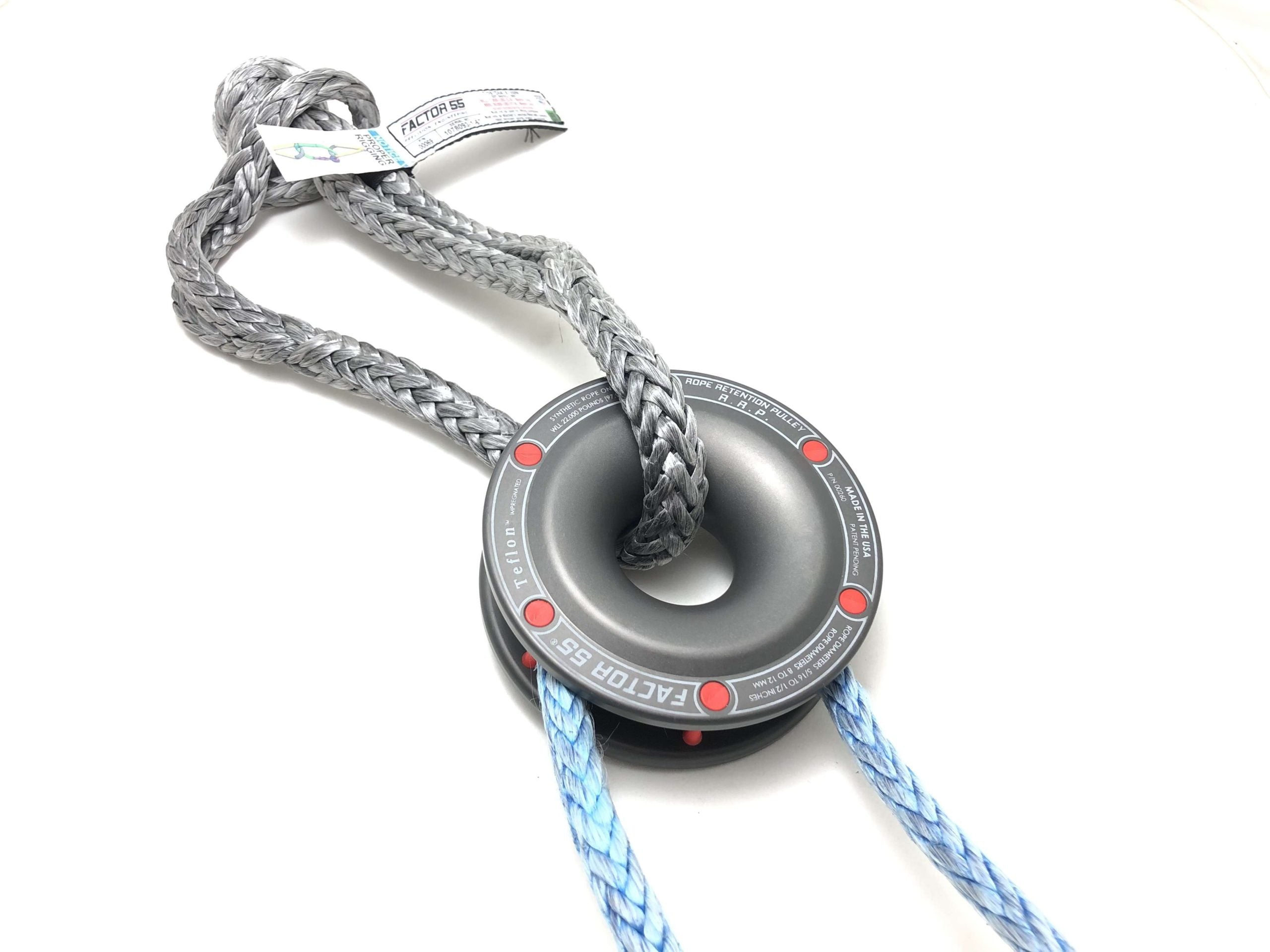 Factor 55 Rope Retention Pulley (RRP) & Soft Shackle Combo